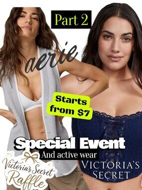 Event NWT Victoria Secret & AERIE+ Activewear+RaffleVS,+Giveaway Starts$7